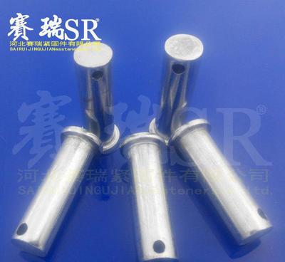 銷軸國標GB882高強度銷軸工廠直營帶孔異型平頭圓柱頭加工定